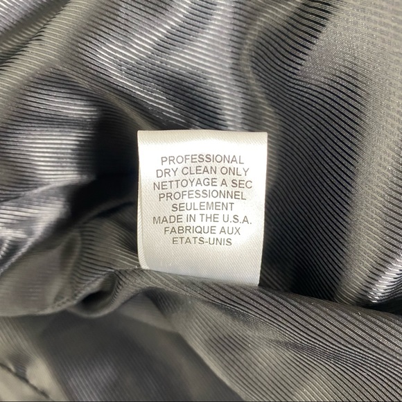 Alice + Olivia Asymmetrical Boucle Wool Silk Jacket Blazer Black Size Small - Picture 7 of 8